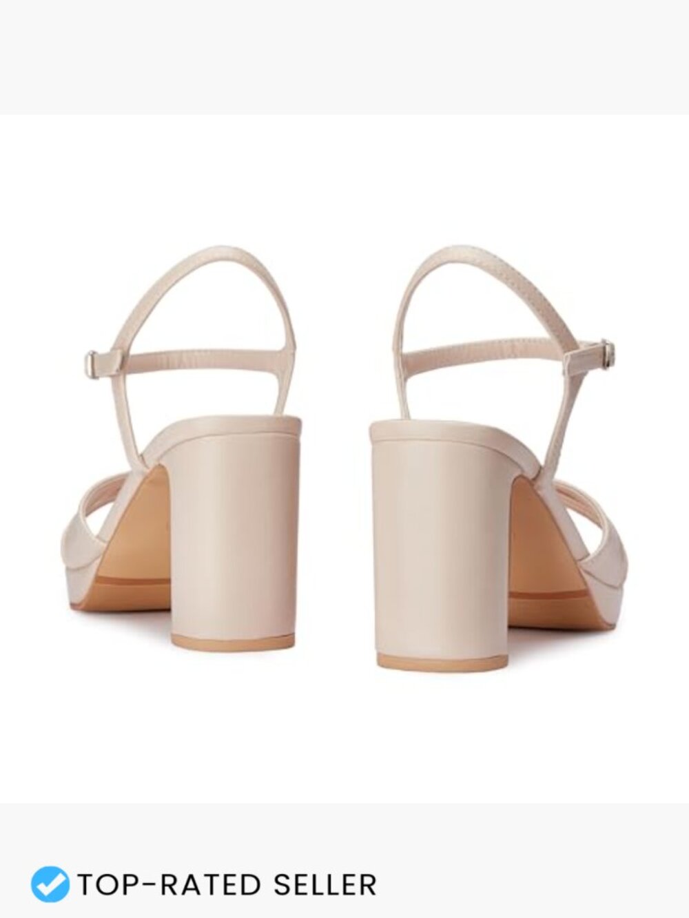Chunky Platform Heels Square Open Toe Criss-Cross Strap Sandals Block Heel - Picture 2 of 7